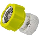 MINGOU Garden Hose to Pressure Washer Adapter, 3/4" Female Inlet Fitting Compatible with Sun Joe SPX Series Pressure Washers, Green, 1 Pack