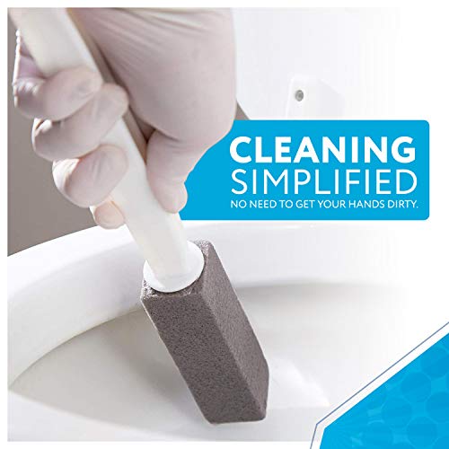 Impresa 2 Pack Pumice Stone Toilet Bowl Cleaner with Extra Long