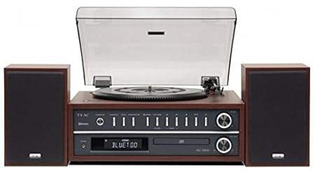Teac MC-D800(CH) Plattenspieler-CD-Player Kombisystem (Schallplattenspieler, Riemenantrieb, drei Drehgeschwindigkeiten (33/45