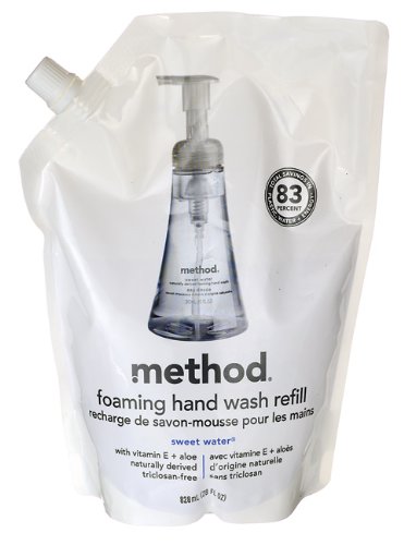 method Foaming Hand Wash Refill Pouch, Sweet Water, 28 Fl Oz