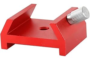 Finder Base Dovetail Groove Plate 1/4 Thread Astronomical Telescope Accessories Black/Silver/Red(Red)