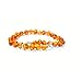 The Art of CureTM (certified) Cinnamon Baltic Amber Mens/Womens Adult Healing Bracelet 10 inch-w/The Art of CureTM Jewelry Pouch (SOLD IN THE USA)