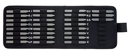 Gothic Letter Set Uppercase, Punch 27 Pc w/case (1.5mm) - LPS001
