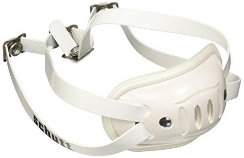 Schutt Sports SC-4 Hard Cup Chinstrap for Football Helmet, White, Youth