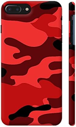 Colorpur Camouflage Red Artwork On Apple iPhone 8 Plus Case | Artist: VSeraphim
