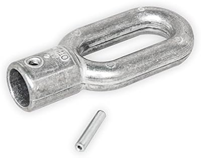 DIWARO Oval Eyelet Die-Cast Zinc Awning Gear Drive Crank Hanging Bore 15mm