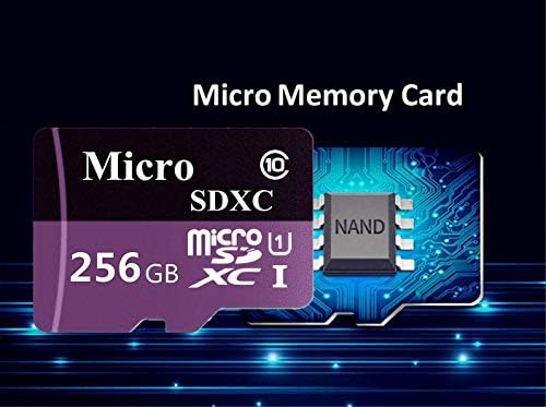 Generica 256GB Micro SD Memory Card High Speed Class 10 Micro SD SDXC Card with SD Adapter