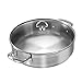 Chantal SLIN29-280 Induction 21 Steel Sauteuse with Glass Tempered Lid (5-Quart)