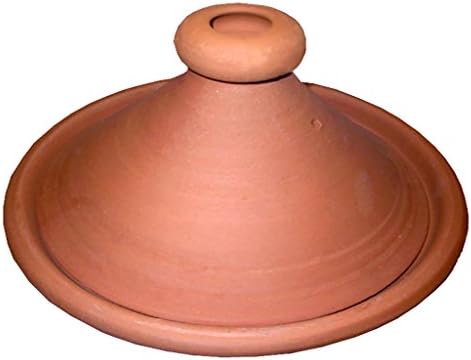 Moroccan Cooking Tagine Large Non Glaze Clay Cookware Handcraft for Cook-top or Oven