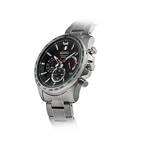 Seiko - Reloj cronógrafo para Hombre (Acero Inoxidable, con Correa de Metal) - Imagen 3