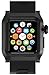 LUNATIK EPIK Aluminum Case and Silicone Strap for Apple Watch Series 1, Black/Black