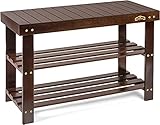 Homemaid Living Bamboo 3 Tier Shoe Rack
