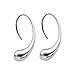 Auwer 2019 Elegant 100% 925 Sterling Silver Earrings for Women with 925 Silver Seal Antiallergic Stud Earring Fashion Jewelry (Silver)