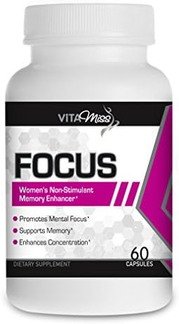 Vitamiss Focus – Specifically Engineered for Women to Increase Concentration, Clarity and Brain Function without stimulants. Supports a Healthy Mood and Emotional Balance.