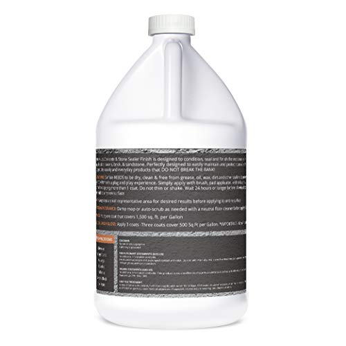 Concrete Sealer Acrylic Emulsion Formula Made in USA Clear or Wet