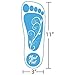 50 Pairs (100 feet) Premium Disposable Spray Tanning Stick on Feet for Sunless Tanning