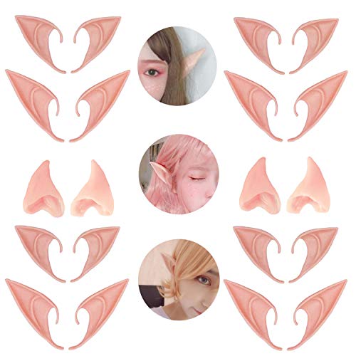 Female Vampire Makeup Tips - 6 Pair Fairy Pixie Elf Ears