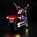 LIGHTAILING Light Set for (Creator Harley Motor Fat Boy) Building Blocks Model - Led Light kit Compatible with Lego 10269(NOT Included The Model)