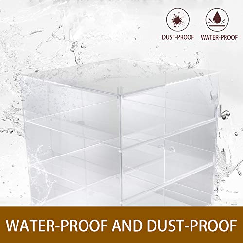 image for BestEquip Acrylic Display Case Clear Display Case 5Tier Retail Display
