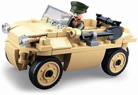 SlubanKids Creative Building Blocks Set | Imaginative Indoor Games Toys for Kids | Army Building Blocks WWII Series (WWII Fighter Vehicle 3)