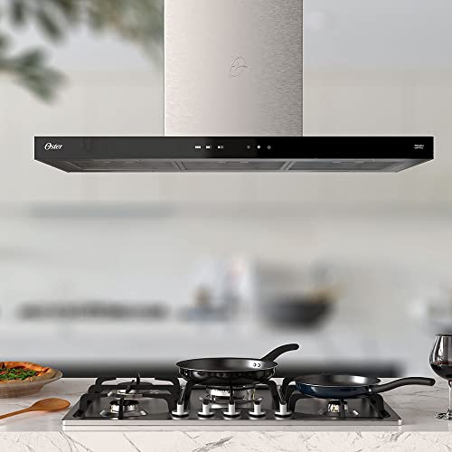 Coifa de Ilha Oster Inox Touch Control, 90cm, 220v, OCFA590