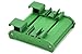 Electronics-Salon DIN Rail Mount Carrier, for 47.35mm x 72mm PCB, Housing, Bracket.