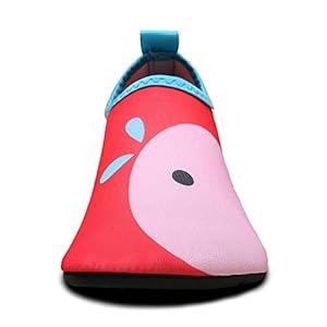 SAGUARO Barfussschuhe Kinder Outdoor Schwimmschuhe Jungen Strand Aquaschuhe Männer Sommer Badeschuhe Weiche Faltbar Wasserschuhe, 24/25 EU, Delphin Rot 6 Schnorchelmasken 41UpJSUEk L. SS300 Obermaterial: 89% Polyester + 11% Spandex. Weich & elastisch, Atmungsaktiv & Bequem, Ultraleicht & Schnell Trocknend.
Innenmaterial: Polyester + Elasthan. Atmungsaktiv, dünn, wie eine Haut.
Sohle: Gummi. Weicher Entwurf der Sohle zum der Kratzer zu verhindern, deshalb kann es besser sein, die Füße der Kinder zu schützen.
