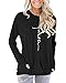 ZILIN Women's Casual Letter Print Crewneck T-Shirt Long Sleeve Tunic Tops Sweatshirt with Pockets