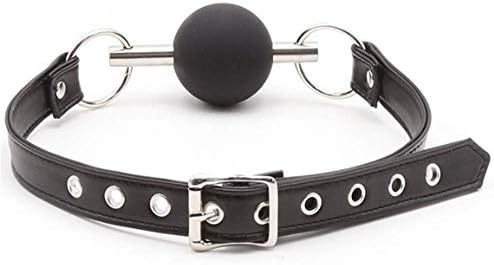 ieyol Leather Buckle Belt Soft Silicon Mouth Ball Open Breathable