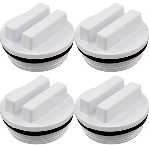 Swimming Pool Spa Threaded Filter Drain Winter Plug w/O-Ring 1.5