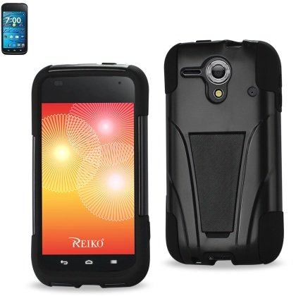 Reiko SLCPC12-KYOC5215BK Silicon Case/Protector Cover for Kyocera Hydro Edge C5215 - Retail Packaging - Black