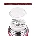 LuenHego Insulated Food Jar Wide Mouth for Hot Food, 26 oz with Spoon Stainless Steel Lunch Container,Leak Proof Double Wall Vacuum Insulated Soup Container for Ice Snack-Rose Gold