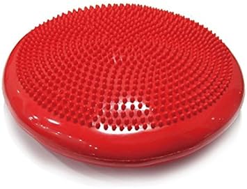 Amazon Ensor 選べる5カラー バランスクッション エクササイズ バランスディスク バランス クッション バランスボール ダイエット器具 骨盤 クッション ダイエット 骨盤枕ダイエット 骨盤枕 体幹トレーニング 空気入れポンプ付き レッド Ensor バランス