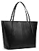 Obosoyo Women's Handbag Genuine Leather Tote Shoulder Bags Soft Hot Black