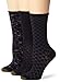 Gold Toe Woman's 3-Pack Floral Diamonds And Leaf Patterned Socks