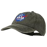 NASA Insignia Embroidered Pigment Dyed Cap - Black