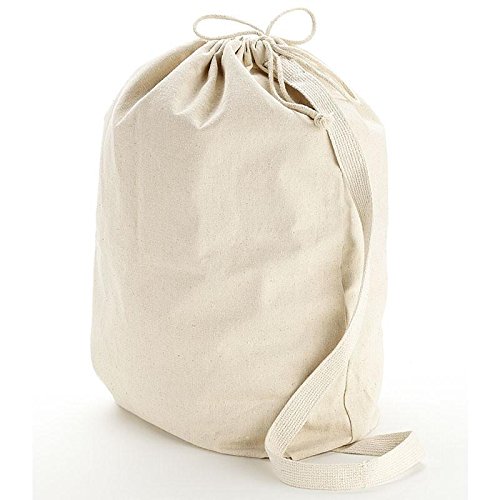 Heavy Canvas Laundry Bags W/Shoulder Strap (SmallMedium