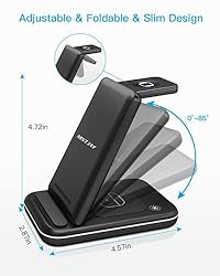 Wireless Charging Station, MSTJRY 3 in 1 Wireless