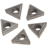 Anytime Tools 1/4" C6 Carbide Insert for Indexable Lathe Toolholder TCMT090204, 5-Pack