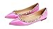 Littleboutique New arrival Women Girls Burnished Pointed Flat Shoes Ballet Flat Pumps Rivet stud Punk Shoes