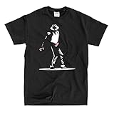 Michael Jackson Illustration black T-Shirt
