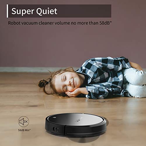 TECBOT Robot Vacuum Cleaner, 2000Pa Strong Suction, WiFi/App/Alexa