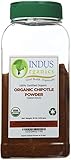 Indus Organics Chipotle Chili Pepper Powder, 1 Lb Jar, Premium Grade, High Purity, Freshly Packed