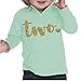Bump and Beyond Designs Girl Second Birthday Shirt, 2nd Birthday Outfit, Two Year Old Birthday (24 Months, Ice Green)