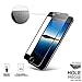 (Pack of 2) Screen Protector for iPhone 7 Plus 8 Plus, Akwox Full Cover iPhone 7 Plus 8 Plus Tempered Glass Screen Protector with ABS Curved Edge Frame, Anti-Fingerprint (Black)