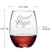 Fineware Liquid Yoga Wine Glass - Funny 15 oz Stemless Wine Glass for Yoga Lovers