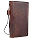 Genuine Vintage Real Leather Case for LG V20 Book Wallet Cover Handcraft Id Cards Slots Luxury Brown Slim DavisCase