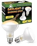 JamgoZoo UVA Daylight Basking Spot Heat Bulbs, 75W