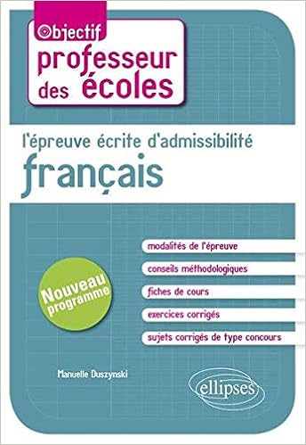 Amazon Fr L Epreuve Ecrite D Admissibilite Francais Crpe Nouveau Programme Duszynski Manuelle Livres Amazon Fr L Epreuve Ecrite D Admissibilite Francais Crpe Nouveau Programme Duszynski Manuelle Livres