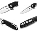 QSP Pocket Knife Shark QS103-A, Sharp 440C Stainless Steel Blade and G10 Handle Utility Knife for Men, Gift for Father(Original Satin Finish Blade)